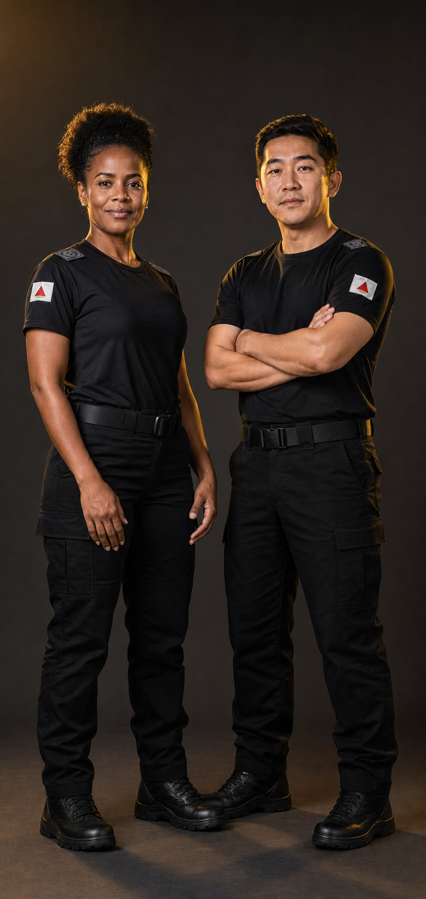 Casal de servidores representando Polícia Penal — diversidade de Minas Gerais